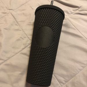 New Starbucks black spike Halloween tumbler